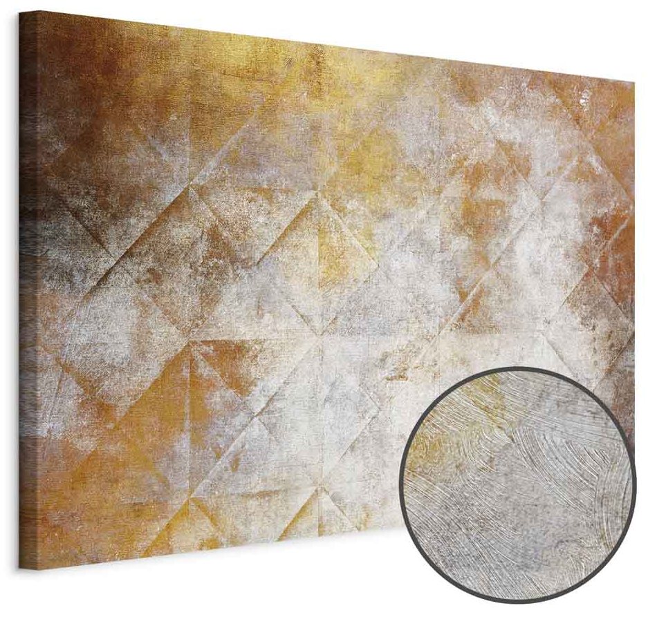 Leinwandbild - Golden Modernism (1 Part) Wide