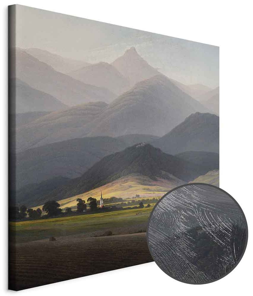 Leinwandbild - Caspar David Friedrich – The Great Mountains