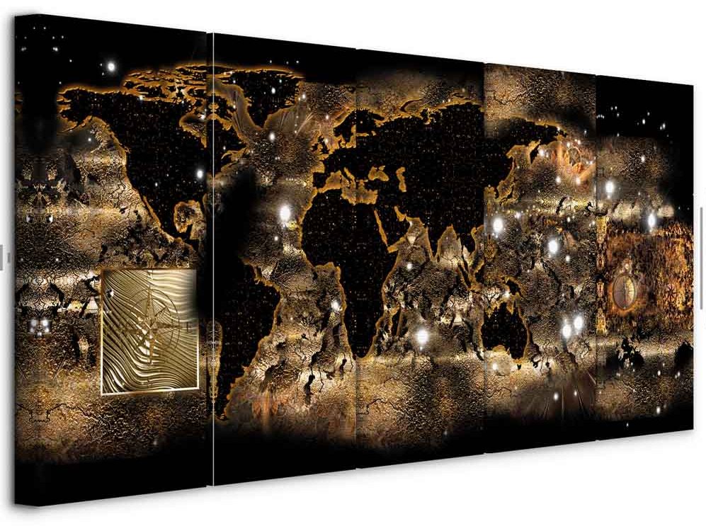 Leinwandbild - World at Night