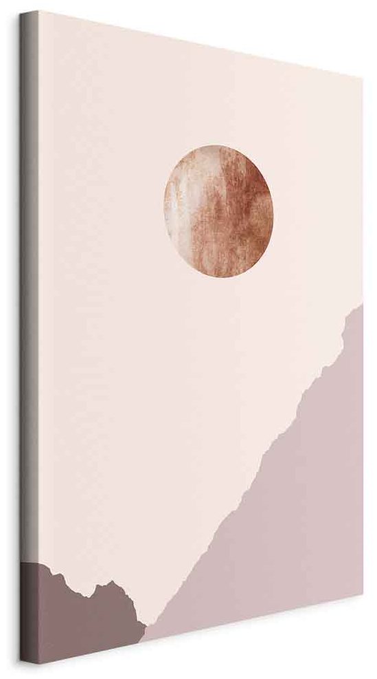 Leinwandbild - Mountain Planet (1 Part) Vertical