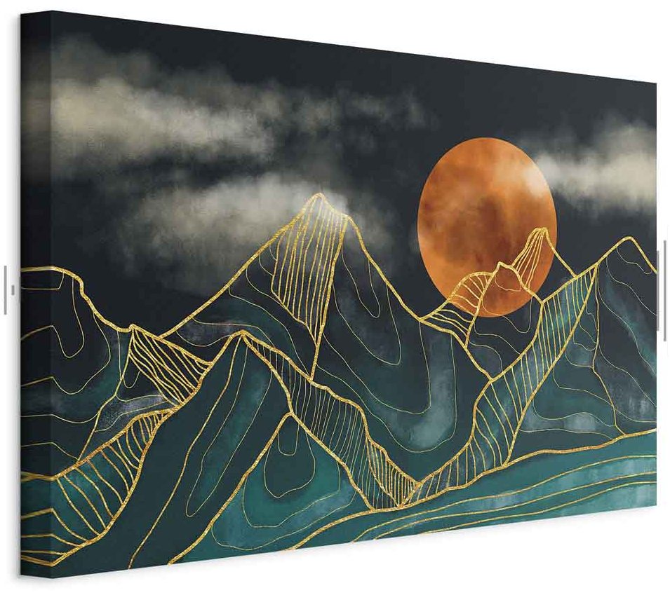 Leinwandbild - Mountain Calm (1 Part) Wide