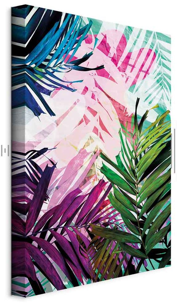 Leinwandbild - Colourful Rustle (1 Part) Vertical