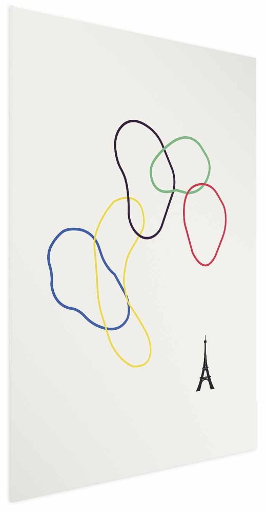 Poster - Colorful Circles - digital graphic - minimalism