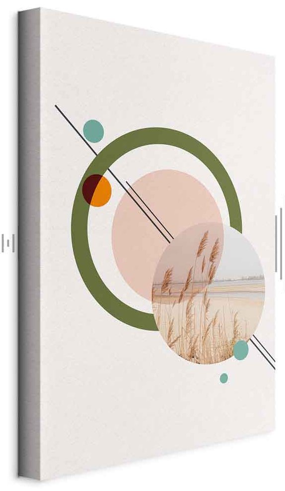 Leinwandbild - Geometric Landscape (1 Part) Vertical