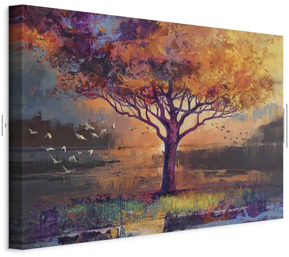 Leinwandbild - Autumn Sketches (1 Part) Wide