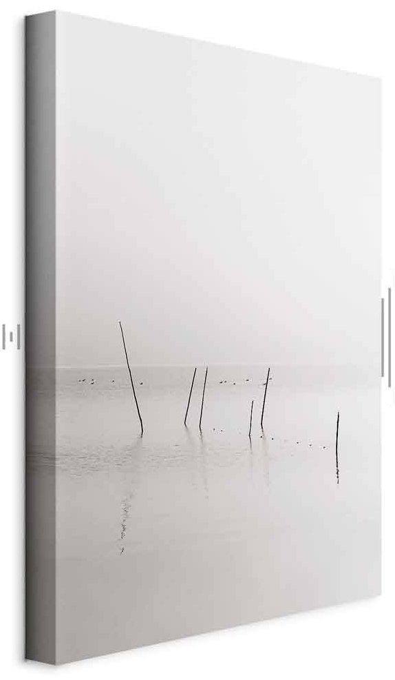 Leinwandbild - Misty Trail (1 Part) Vertical