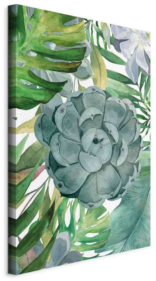 Leinwandbild - Tropical Flora (1 Part) Vertical