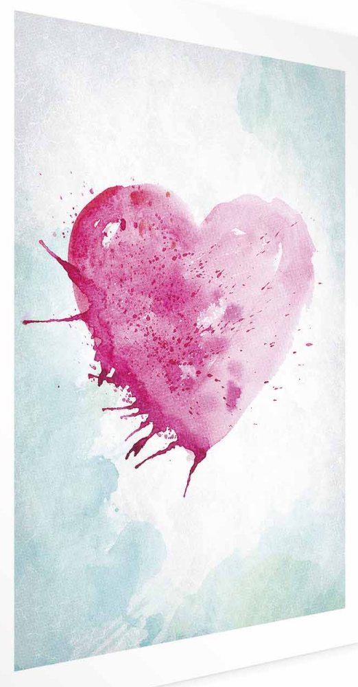 Poster - Watercolor Heart