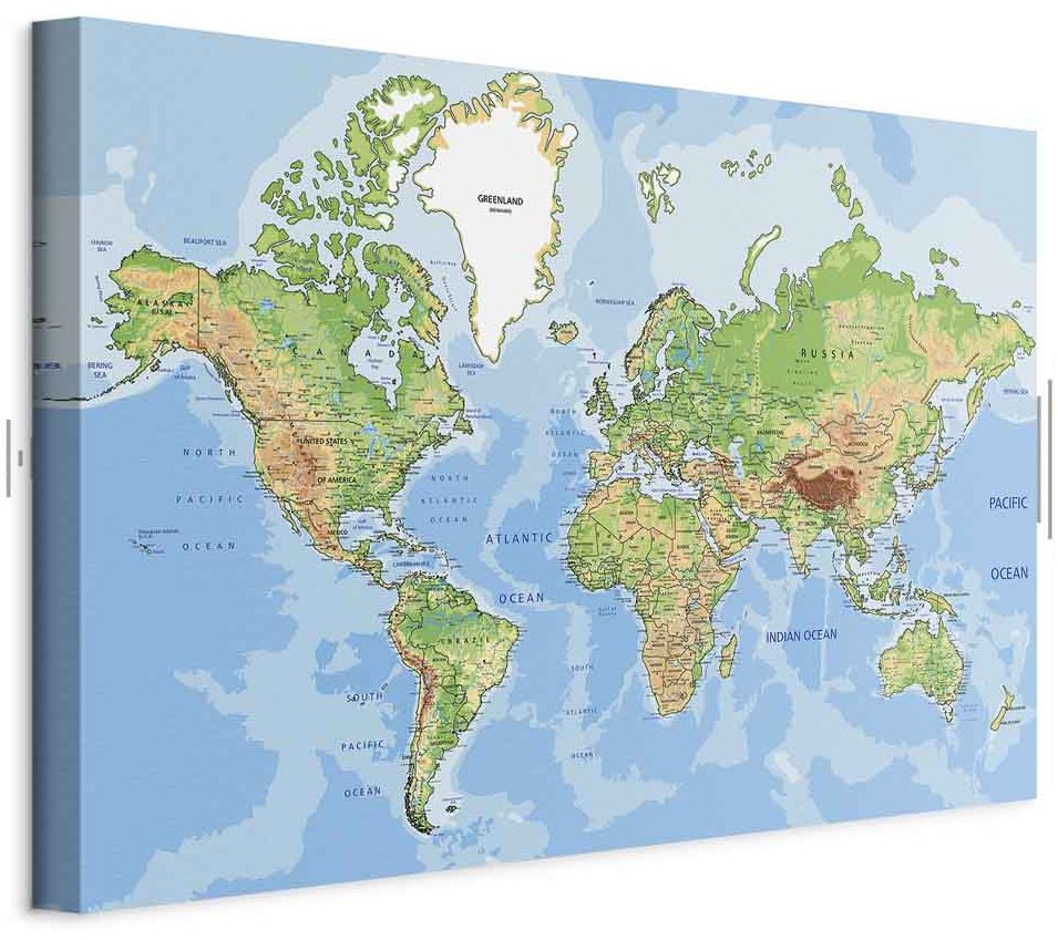 Leinwandbild - Explore the World!