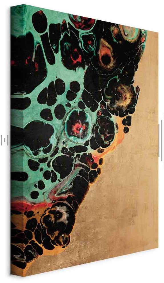 Leinwandbild - Composition of Micro Shapes (1-part) - Abstract Forms of Colors