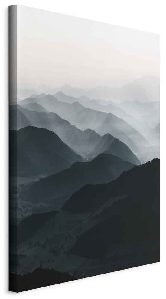 Leinwandbild - Parallel Ridges (1 Part) Vertical