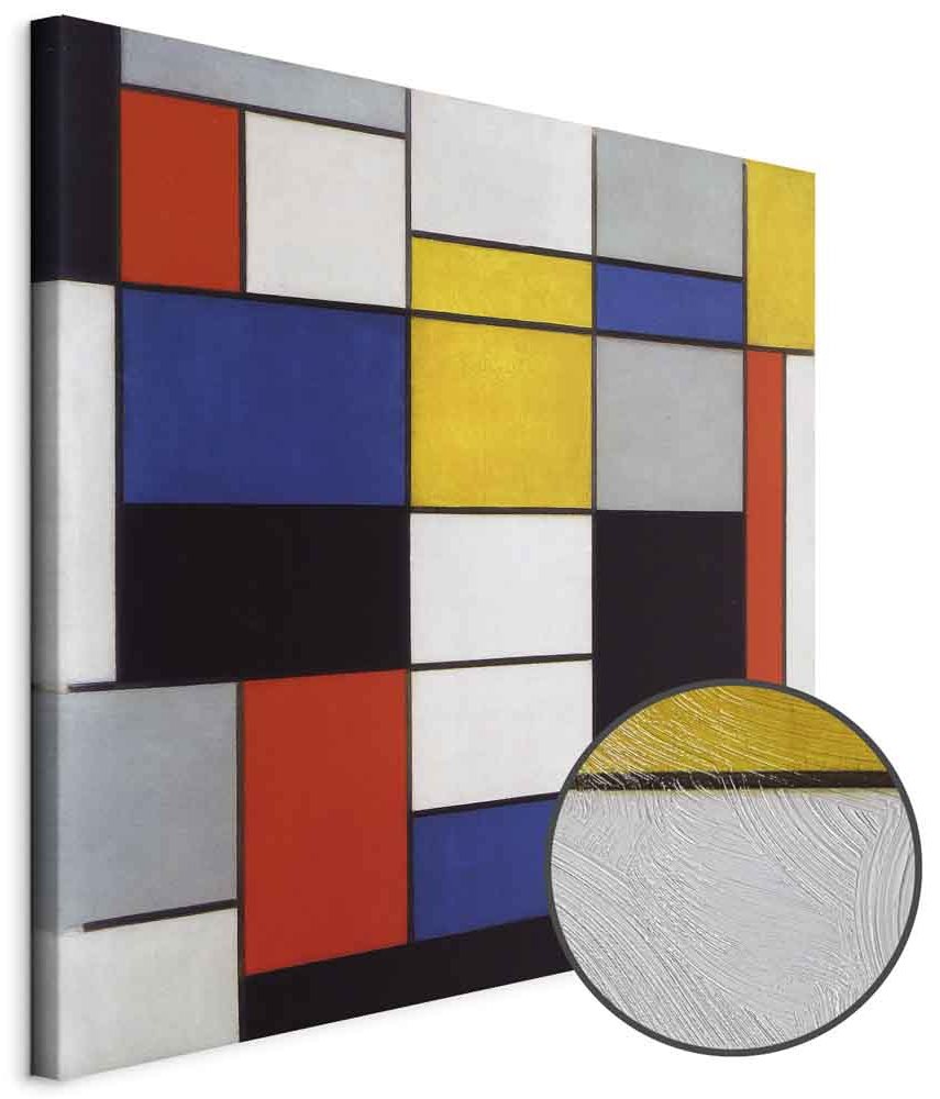 Leinwandbild - Piet Mondrian – Composition A