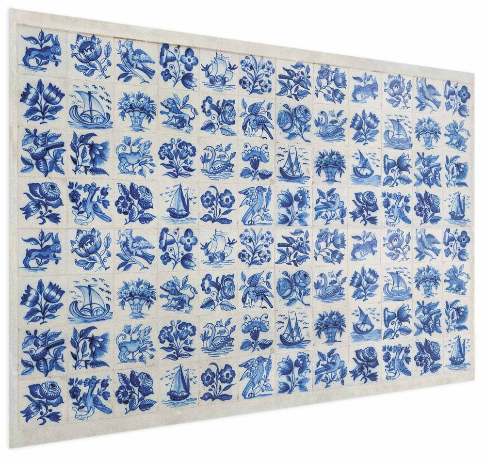 Poster - Azulejos Tiles - traditional Portuguese ceramic tiles