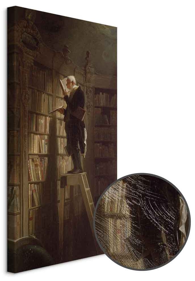 Leinwandbild - Carl Spitzweg – The Bookworm