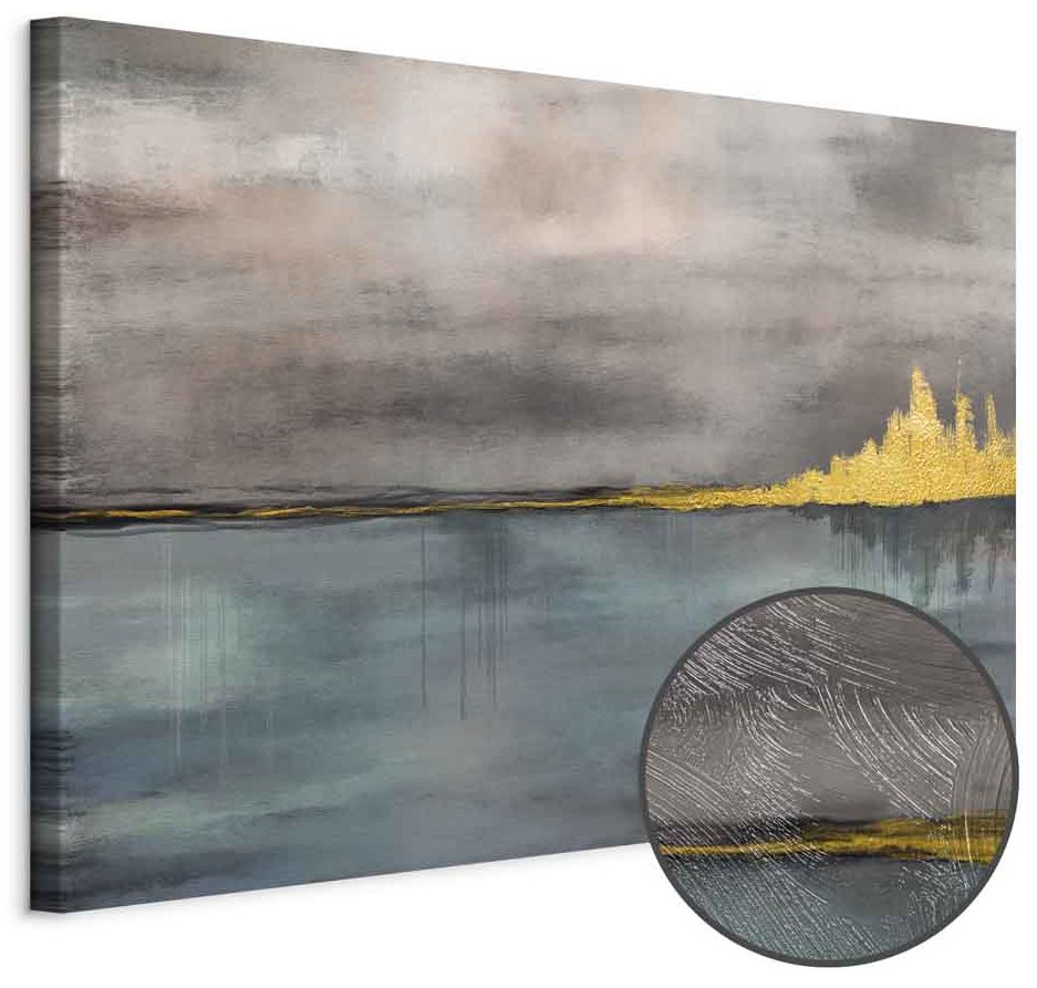 Leinwandbild - Golden City (1 Part) Wide