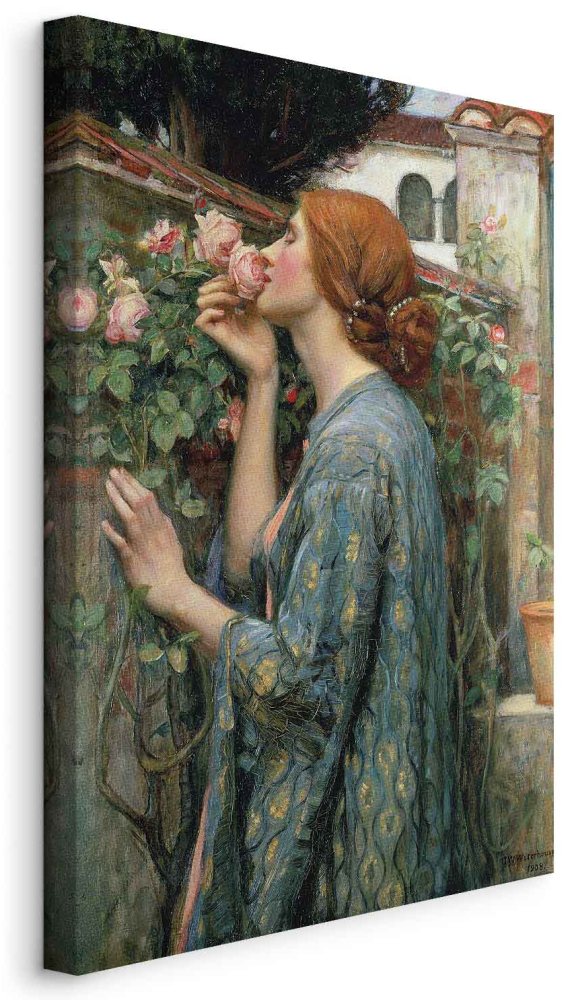 Leinwandbild - John William Waterhouse – The Soul of the Rose