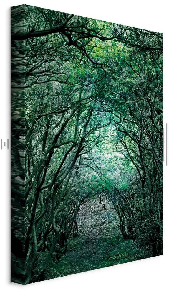 Leinwandbild - Green Pergola (1 Part) Vertical