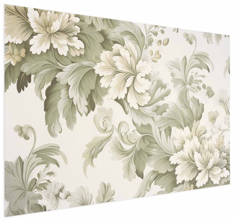 Poster - Vintage Flowers in Light Colors
