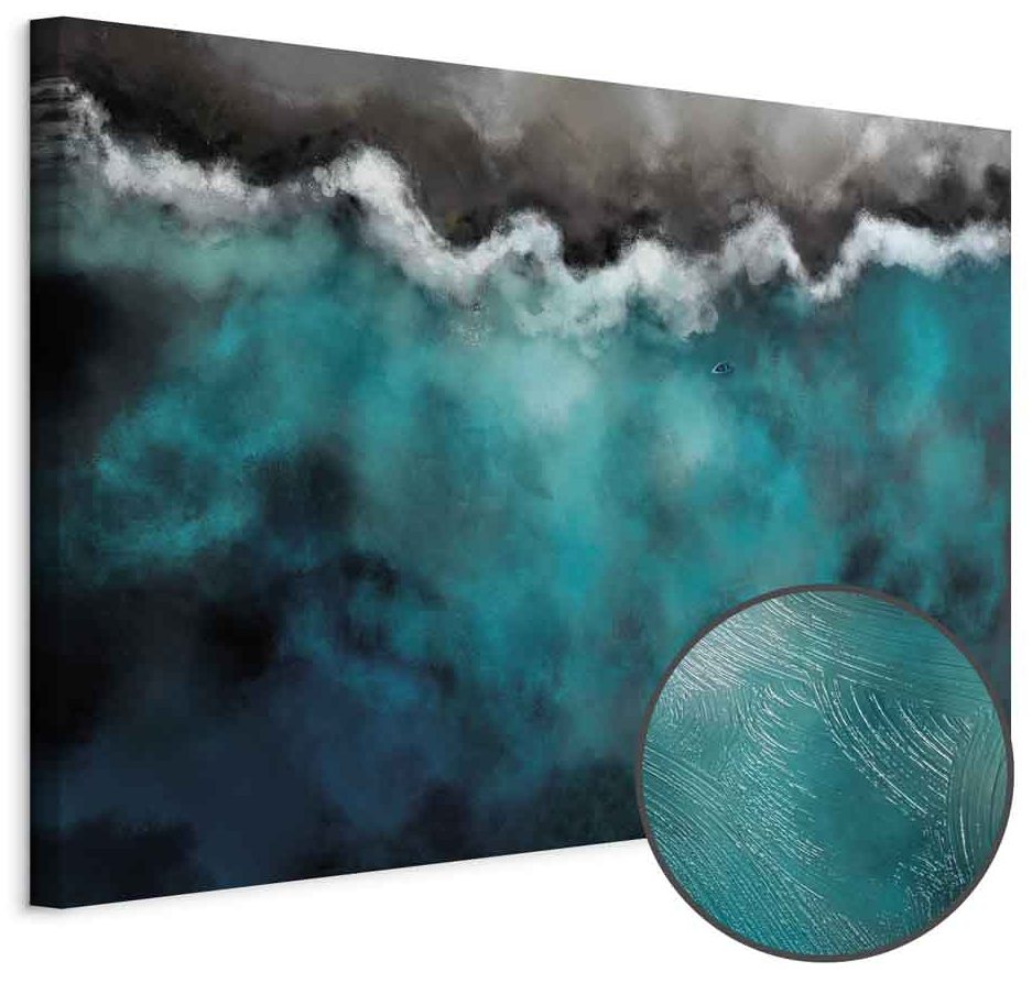 Leinwandbild - Blue Lagoon (1 Part) Wide