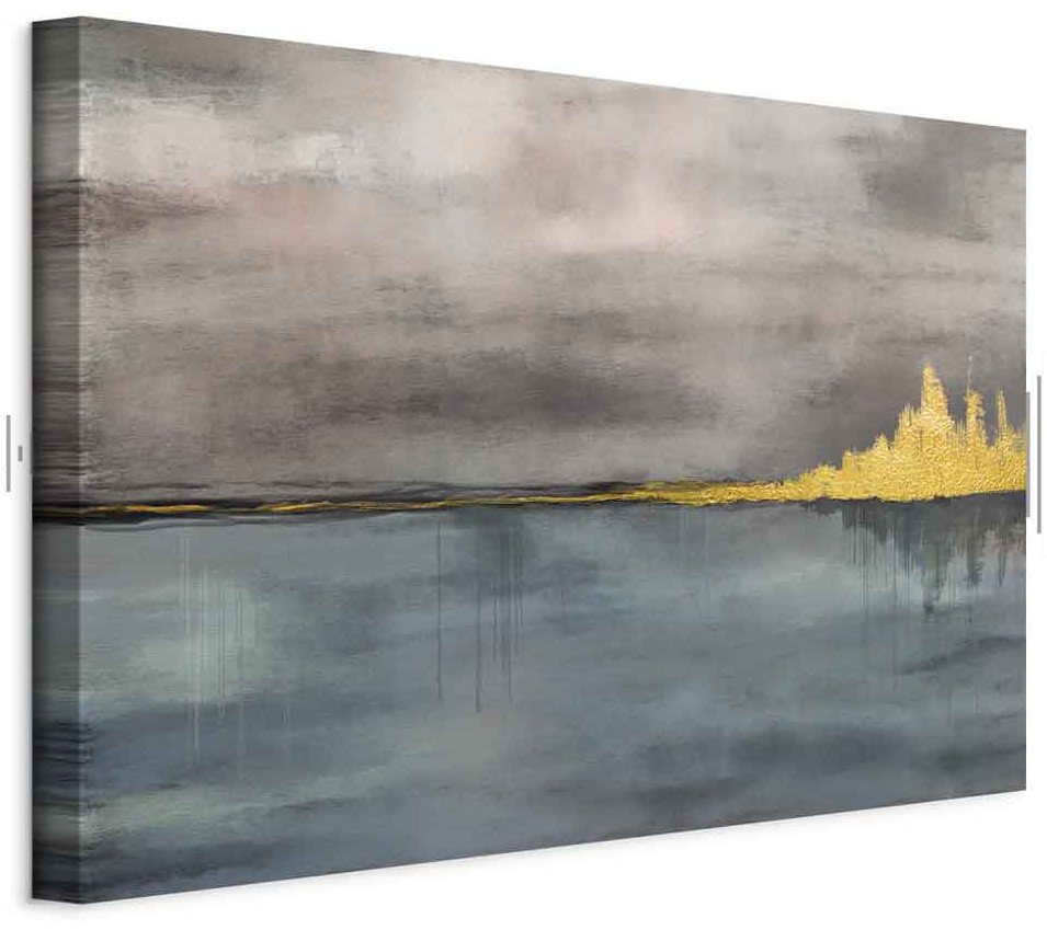 Leinwandbild - Golden City (1 Part) Wide