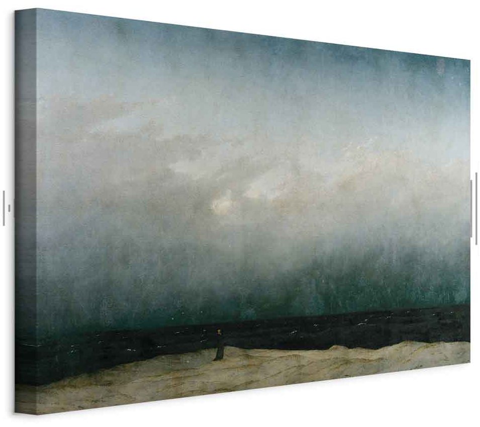 Leinwandbild - Caspar David Friedrich – The Monk by the Sea