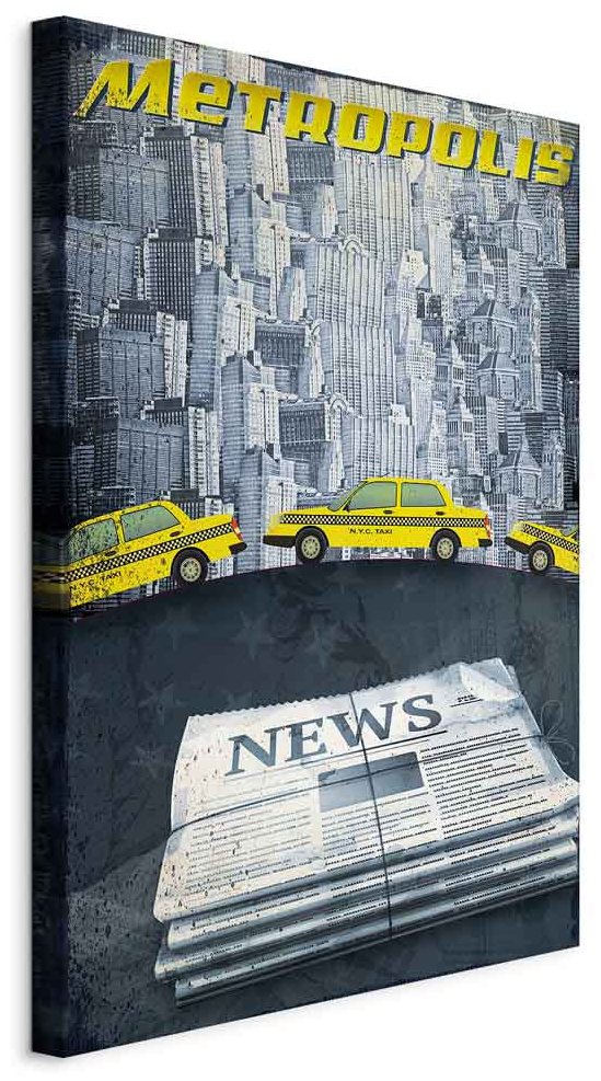 Leinwandbild - Metropolis (1 Part) Vertical