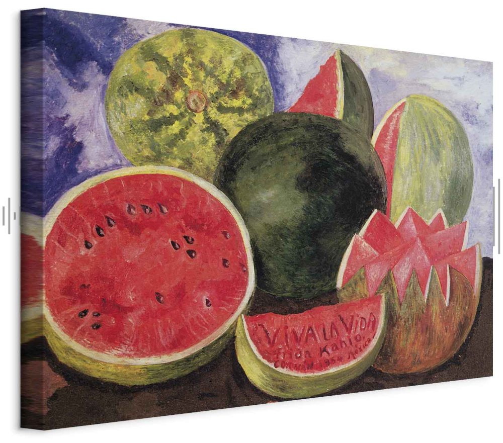 Leinwandbild - Frida Kahlo – Viva la Vida