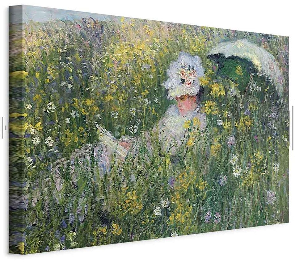 Leinwandbild - Claude Monet – In the Meadow
