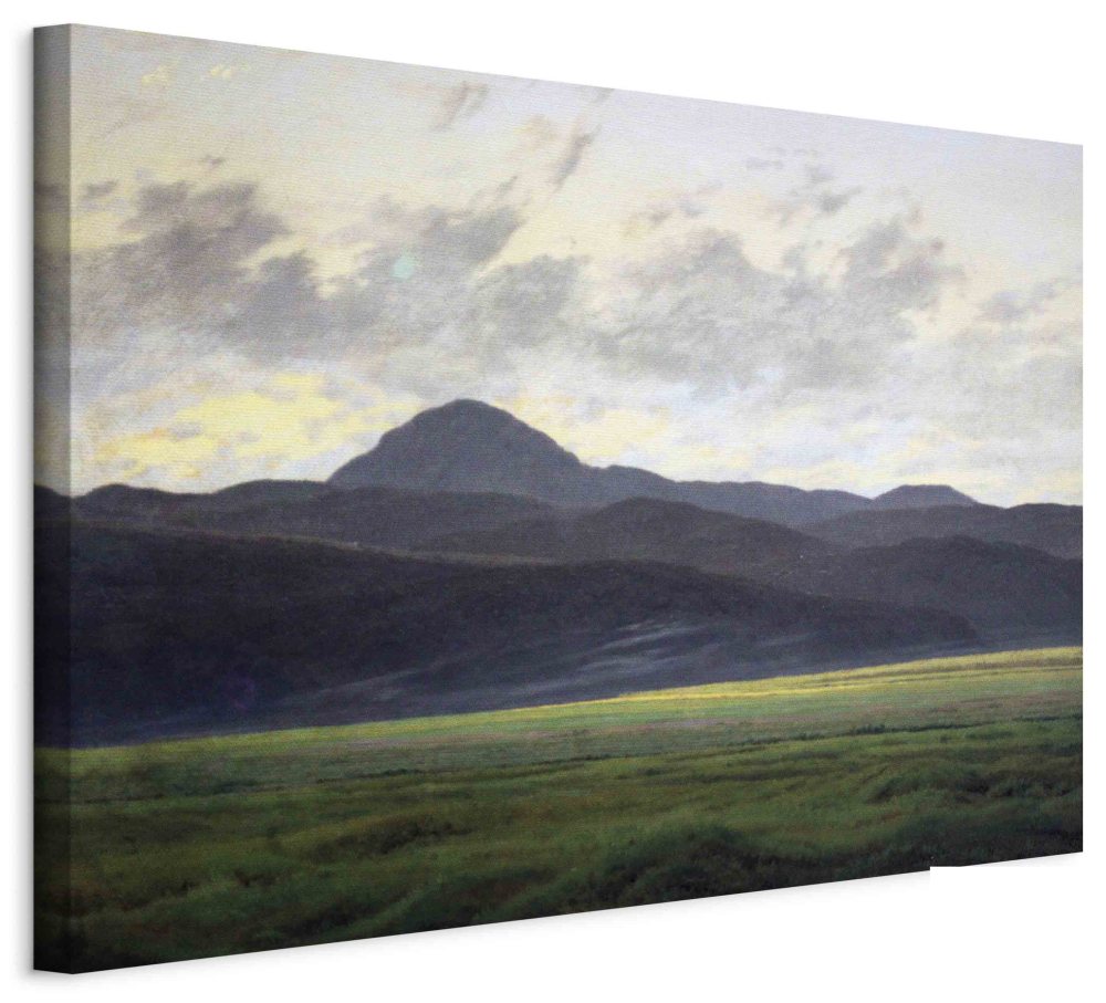 Leinwandbild - Caspar David Friedrich – Mountain Landscape in Bohemia