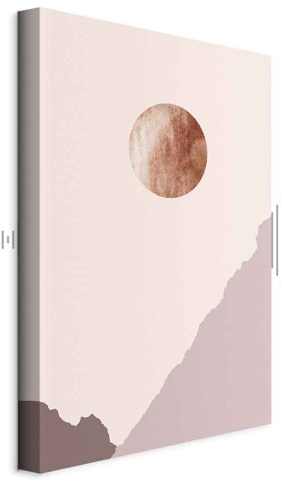 Leinwandbild - Mountain Planet (1 Part) Vertical