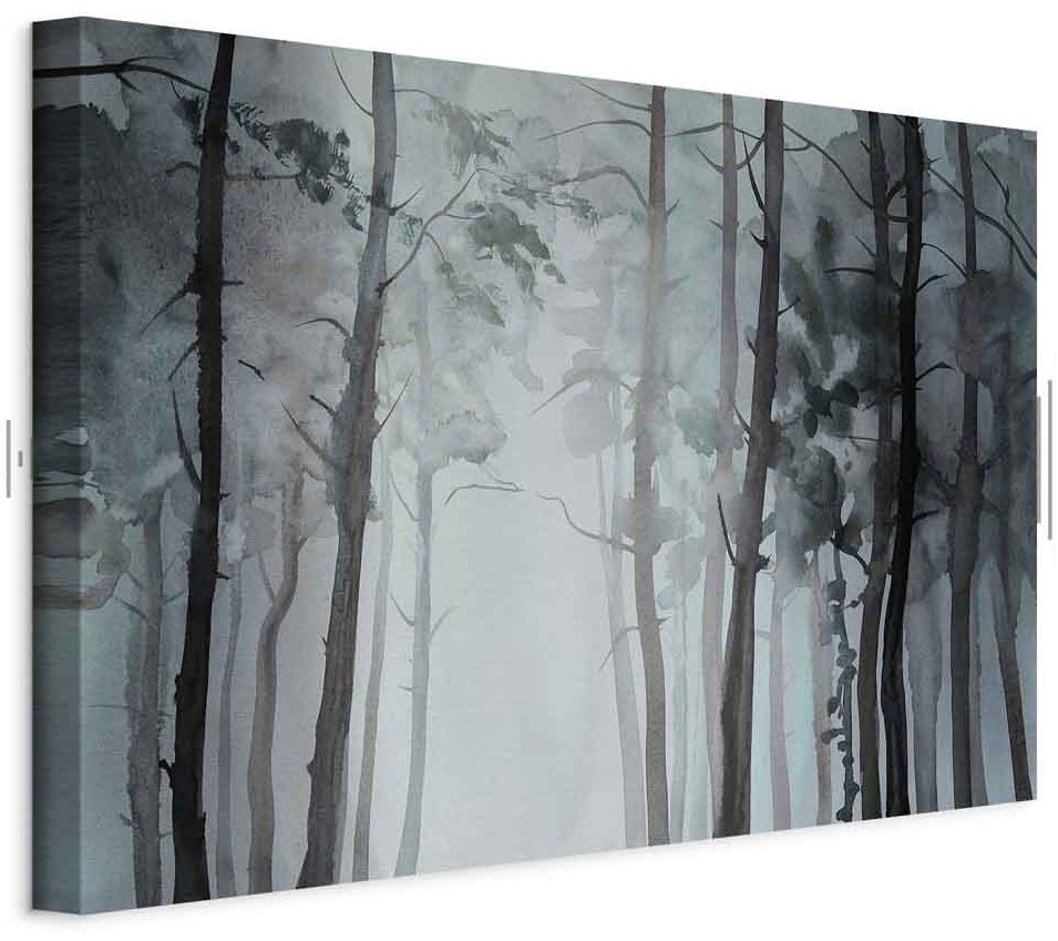 Leinwandbild - Hazy Forest (1 Part) Wide