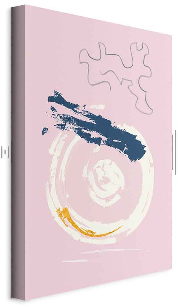 Leinwandbild - Pink Accent (1 Part) Vertical