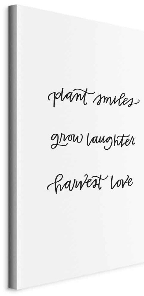 Leinwandbild - Joy and Love (1 Part) Vertical