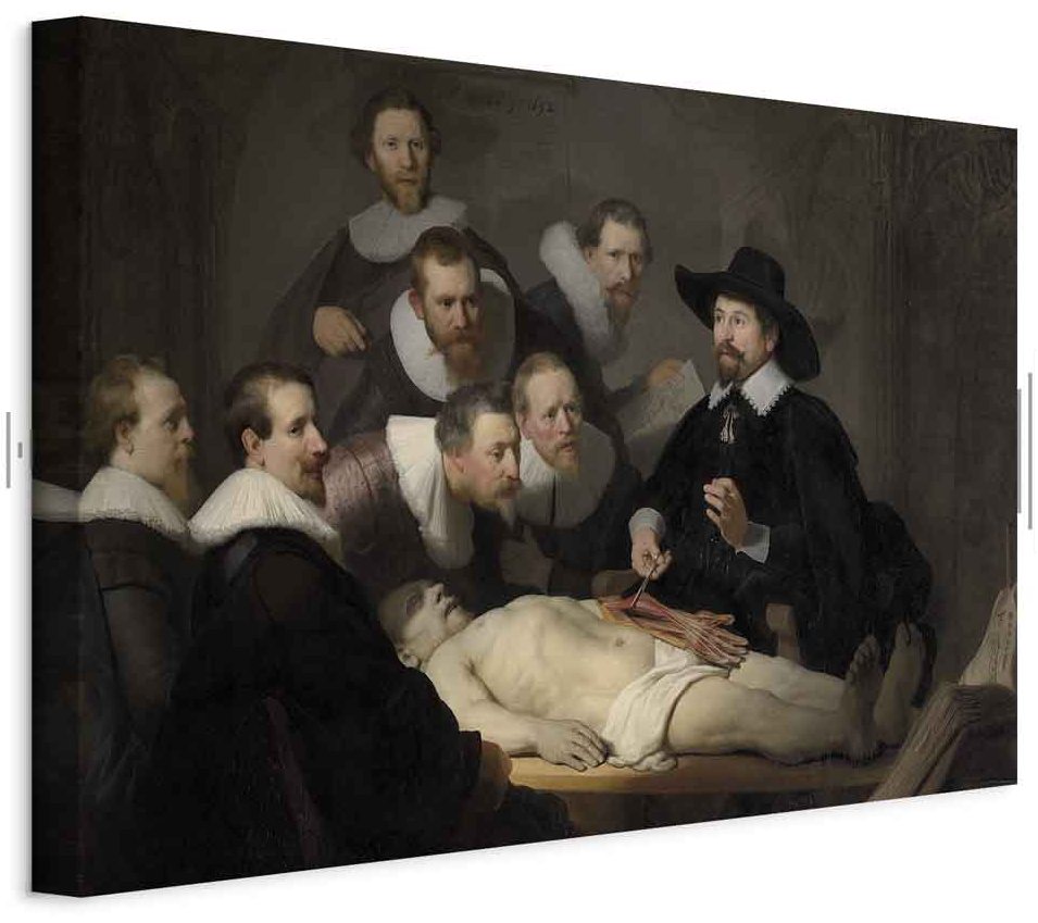 Leinwandbild - Rembrandt – The Anatomy Lesson of Dr. Tulp