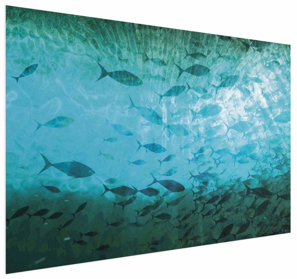 Poster - Group of Dark Fish