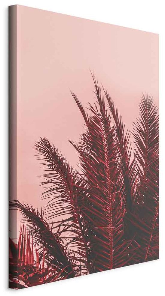 Leinwandbild - Palm Trees at Sunset (1 Part) Vertical