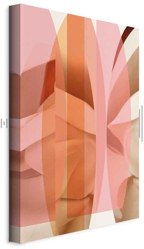 Leinwandbild - Floral Kaleidoscope (1 Part) Vertical