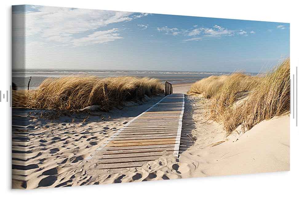 Leinwandbild - Wild Beach