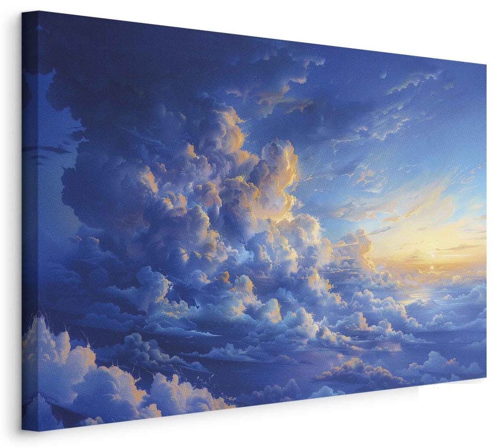 Leinwandbild - When the Sky Becomes a Canvas: Artistic Creation of Nature in the Clouds