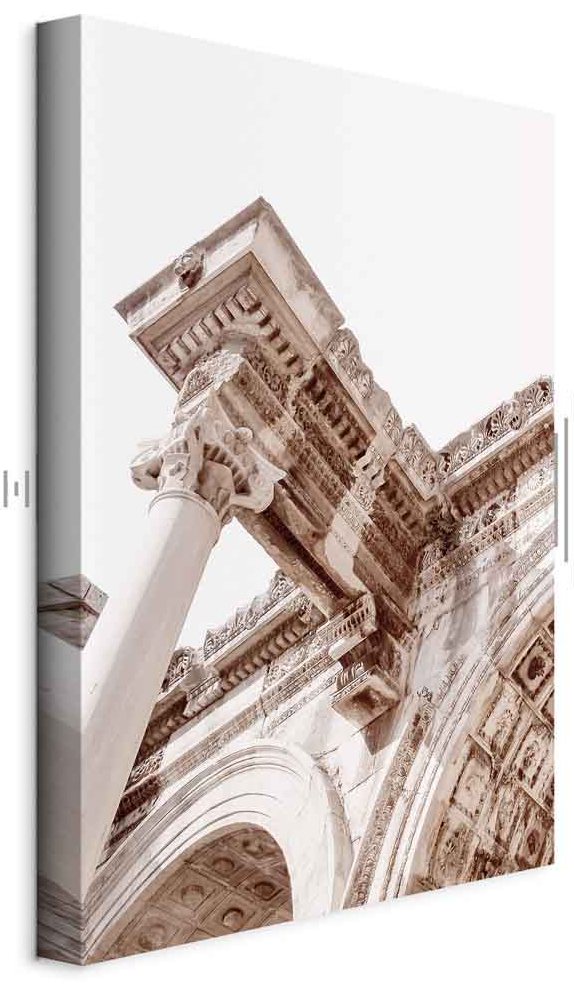 Leinwandbild - Temple of Hadrian (1 Part) Vertical