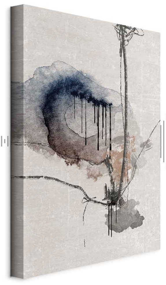 Leinwandbild - Watercolor Stained Glass (1 Part) Vertical
