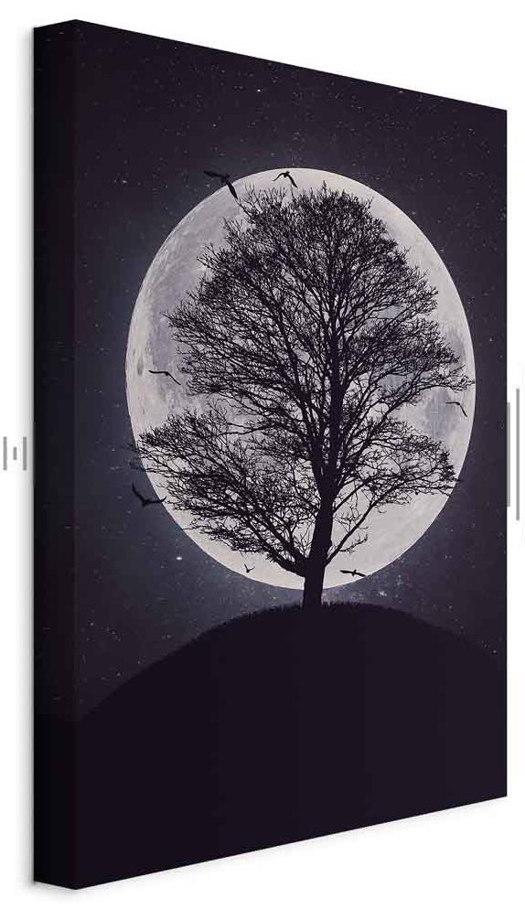 Leinwandbild - Lone Tree (1 Part) Vertical
