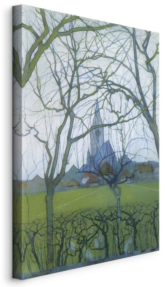 Leinwandbild - Piet Mondrian – St. Jacob's Church