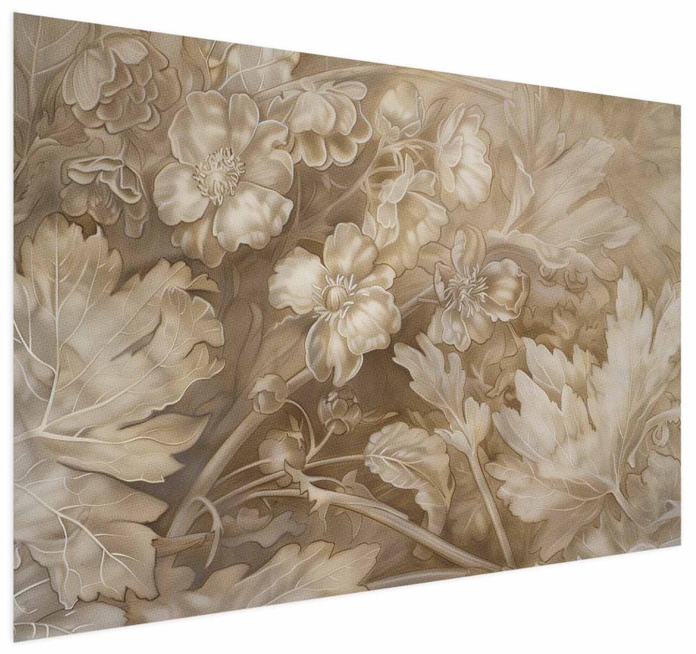 Poster - Ornamental Floral Carvings