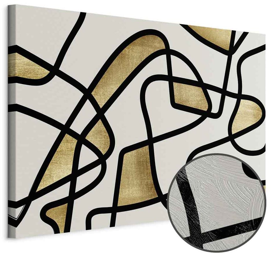 Leinwandbild - Golden Spiral (1 Part) Wide