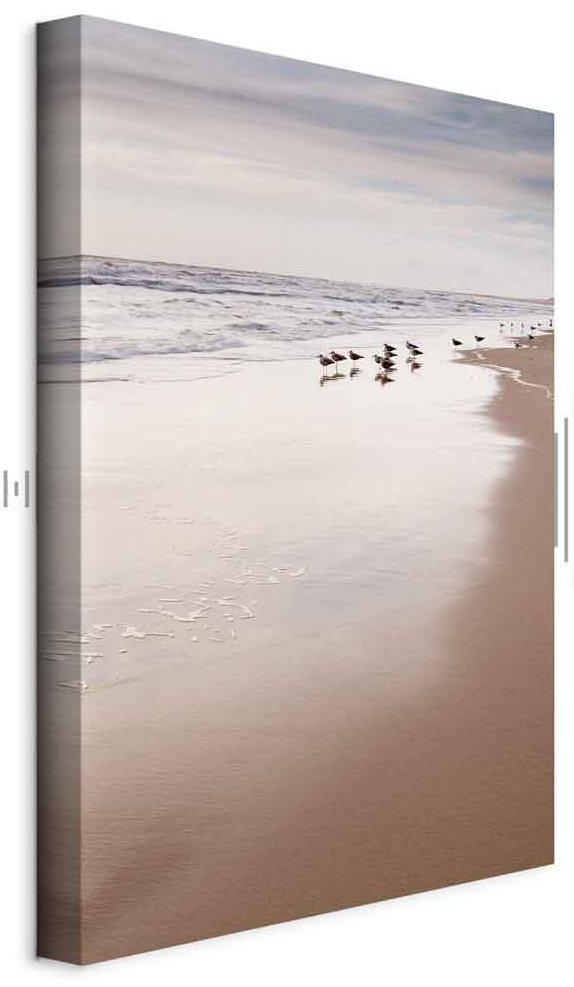 Leinwandbild - Autumn Beach (1 Part) Vertical