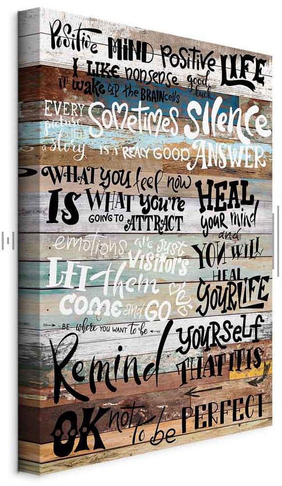 Leinwandbild - Positive Affirmations