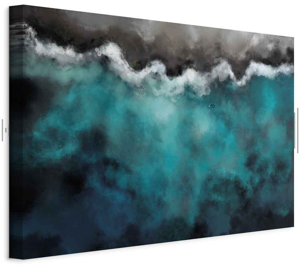 Leinwandbild - Blue Lagoon (1 Part) Wide
