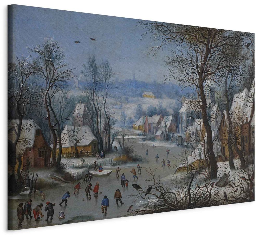 Wandbild XXL - Pieter Brueghel the Younger – Winter Games