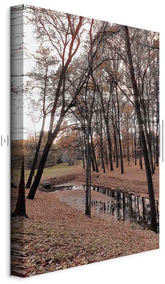 Leinwandbild - Autumn Walk (1 Part) Vertical
